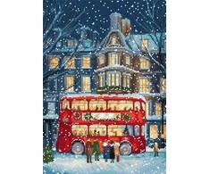 Letistitch Kalėdinis siuvinėjimo kryželiu rinkinys „Londonas“, 19x27 cm