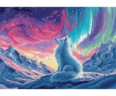 Letistitch Kryželių siuvinėjimo rinkinys „Auroros sergėtoja“ 34×24 cm