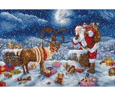 Letistitch Siuvinėjimo kryželiu rinkinys „Tylios nakties dovana“, 43×29 cm