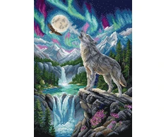 Letistitch Siuvinėjimo kryželiu rinkinys „Laukinės gamtos dvasia“ 23 x 32 cm