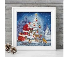Letistitch Kryželiu siuvinėjimo rinkinys Santa 29x29cm SLETIL8200