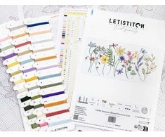 Letistitch Kryželiu siuvinėjimo rinkinys „Vasaros žiedas“ 36x17cm SLETIL8094
