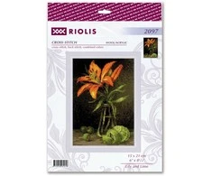 Riolis Kryželiu siuvinėjimo rinkinys Lily and Lime 15x21 SR2097