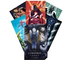 Llewellyn Lubanko mitinės tarot kortos su spalvotu vadovu (anglų k.)