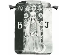 Lo Scarabeo Dark Side Of Tarot satininis maišelis kortoms
