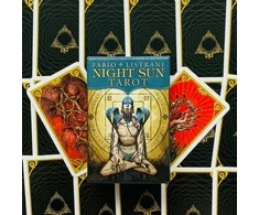 Lo Scarabeo Night Sun Mini Taro Kortos