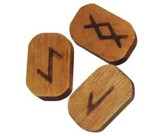 Lo Scarabeo Wooden Runos (Medinės)