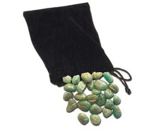 Lo Scarabeo Žalias Aventurine Runos
