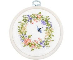 luca S Pavasario harmonija – siuvinėjimo kryželiu rinkinys su lankeliu 11x10 cm