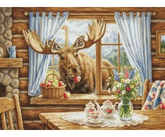 luca S Petit point siuvinėjimo kryželiu rinkinys „Netikėtas svečias“ 27×20 cm