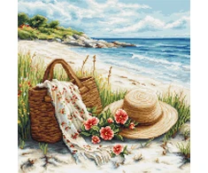 luca S Siuvinėjimo kryželiu rinkinys „Vasaros aidas“ 29x29 cm, Aida 16 ct