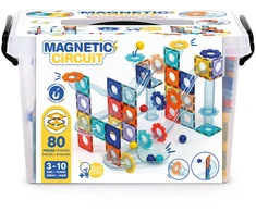 LUDI magnetinis konstruktorius Trasų sistema su kamuoliukais