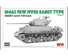M4A3 76W HVSS Sherman tanko modelis 1/35 Rye Field RFM-5058