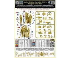 Master Box Pabėgėliai 2022, 1/35 figūrėlių rinkinys, MB35228
