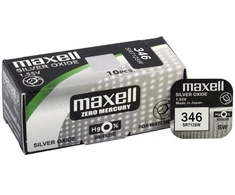 Maxell 346 SR712SW sidabro oksido laikrodžių baterijos 1,55 V (10 vnt.)