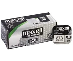 Maxell 373 sidabro oksido laikrodžio baterijos 10 vnt.