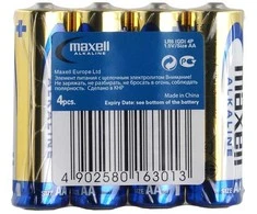 Maxell AA LR6 šarminės baterijos, 1.5V, rinkinys 4 vnt.