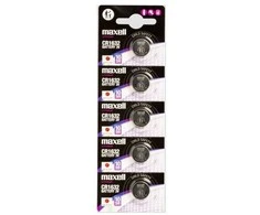 Maxell CR1632 3V ličio monetinės baterijos, rinkinys 5 vnt.