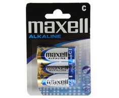 Maxell LR14 C 1.5V šarminės baterijos, 2 vnt.