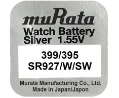 Maxell Murata SR927SW 395/399 sidabro oksido laikrodžių baterijos 10 vnt.