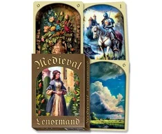 Lo Scarabeo Oracle Kortų Rinkinys - Viduramžių Lenormand 36 Kortų su Gido Knyga 88 x 125 mm