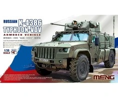 Meng Model Meng K-4386 Typhoon-VDV šarvuotas automobilis 1/35 surinkimo rinkinys