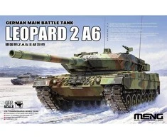 Meng Model Meng Leopard 2A6 tanko modelis 1/35, plastikinis surenkamas rinkinys TS-055