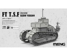Meng Model Meng SS-021 Prancūzų Renault FT-17 TSF radijo tankas, 1/35