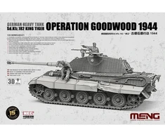 Meng Model Tankas King Tiger Sd.Kfz. 182 operacija Goodwood 1944 Meng 1/35 ES-011