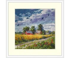 Merejka Kryželiu siuvinėjimo rinkinys „Vasara“, 11,5×11,5 cm