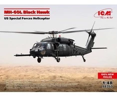 MH-60L Juodas Hawk JAV spec. pajėgų sraigtasparnis 1/48, ICM