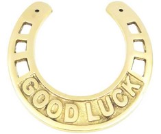 Mirtop Žalvarinė pasaga 15 cm „Good Luck“ – sėkmės talismanas namams