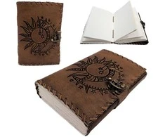 Mirtop Odinė užrašų knygutė „Saulė ir Mėnulis“, 200 psl., 125 gsm, retro