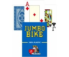 Modiano Jumbo Bike Trophy Playing Kortos (Mėlynos)
