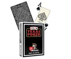 Modiano Texas Poker Hold Em Žaidimų Kortos (Juodos)