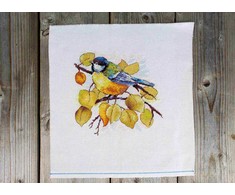 MP Studia Įkvepiantis kryželiu siuvinėjimo rinkinys Rudens miške, 18x19 cm mėgėjams