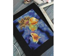 MP Studia Kryželiu siuvinėjimo rinkinys „Koralinio rifo gyventojai“ 25×18 cm