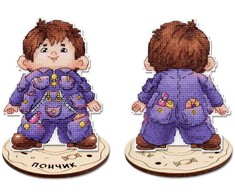 MP Studia Kryželiu siuvinėjimo rinkinys „Sweet Tooth“ 12×9 cm pradedantiesiems