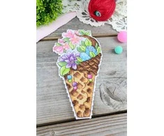 MP Studia Kryželiu siuvinėjimo rinkinys „Pavasario skonis“, 17×9 cm – pradedantiesiems
