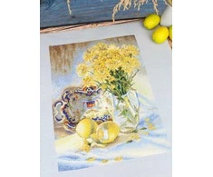 MP Studia Kryželių siuvinėjimo rinkinys Saulėtas natiurmortas 40×30 cm