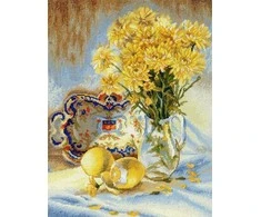 MP Studia Kryželių siuvinėjimo rinkinys Saulėtas natiurmortas 40×30 cm