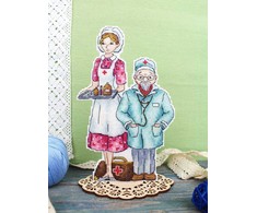 MP Studia Siuvinėjimo kryželiu rinkinys „Gydytojai“ 19x12 cm SR-1110