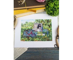 MP Studia Siuvinėjimo kryželiu rinkinys „Šulinio vanduo“ 15×20 cm
