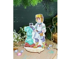 MP Studia Siuvinėjimo kryželiu rinkinys „Meistras“ 19x13 cm SR-1184