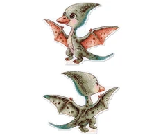 MP Studia Siuvinėjimo kryželiu rinkinys „Mažasis pterodaktilis“ 10x13 cm