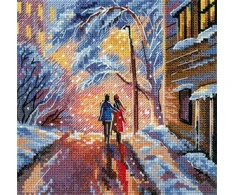 MP Studia Siuvinėjimo kryželiu rinkinys „Kelyje namo“ 14×14 cm