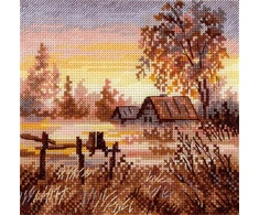 MP Studia Siuvinėjimo kryželiu rinkinys „Kaimo romantika“ 14×14 cm