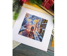 MP Studia Siuvinėjimo kryželiu rinkinys „Kelyje namo“ 14×14 cm