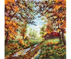 MP Studia Siuvinėjimo kryželiu rinkinys „Ankstyvas ruduo“ 14×14 cm