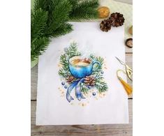 MP Studia Siuvinėjimo kryželiu rinkinys „Šildanti arbata“ 20×14 cm
